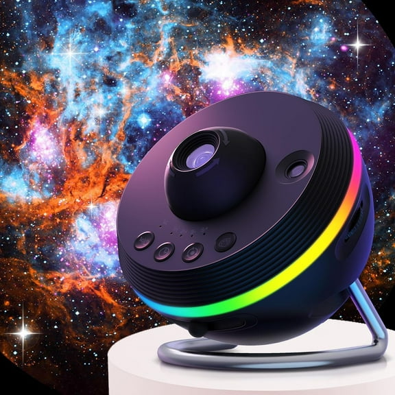 Galaxy Projector, 13 Film Discs Star Projector Night Light, Home Planetarium Space Northern Lights Ceiling Starry Sky Light, 360° Rotating with Timer, Gift for Kid Adult Bedroom