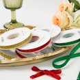 thumbnail image 5 of Nvzi Cinta de terciopelo dorada brillante para envolver regalos, 2 cm x 6,5 metros, 2 cintas de felpa suave y afelpada, ideales para hacer coronas navideñas, lazos y decorar regalos navideños., 5 of 5