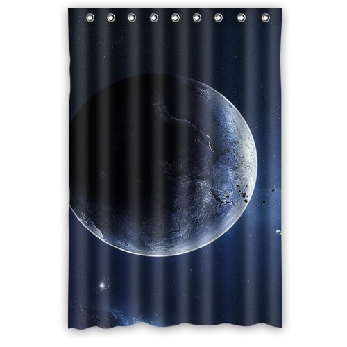 Cortina de ducha Impermeable ABPHQTO del espacio exterior 90x180 cm