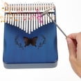 thumbnail image 3 of Miangastore 1 Set Thumb Piano Portable Kalimba 21 Keys Hand Piano Musical Instrument (Blue), 3 of 9
