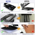 thumbnail image 4 of Adnoom Heat Press 15x15, High Pressure Pressing Machine with Slide Out Design,Sublimation Printer for T-shirt,Heat Transfer Projects,Heating Fast and Evenly,Purple, 4 of 10