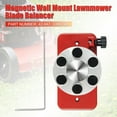 thumbnail image 3 of Red Magnetic Wall Mount Blade Balancer 42-047 Universal For Lawn Mower 339075B, 3 of 7