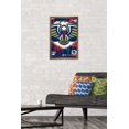 thumbnail image 2 of NBA New Orleans Pelicans - Maximalist Logo 23 Wall Poster, 14.725" x 22.375" Framed, 2 of 5