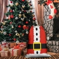 thumbnail image 4 of Christmas Bags Drawstring,Red Christmas Santa Costume Pattern Large Xmas Christmas Gift Bags,Reusable for Xmas and New Year Party Favors and Supplies,27.6" X 19.7", 4 of 5