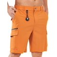 thumbnail image 1 of Pantalones cortos cargo NORTHYARD, ligeros y de secado rápido para hombre, color naranja, 1 of 8