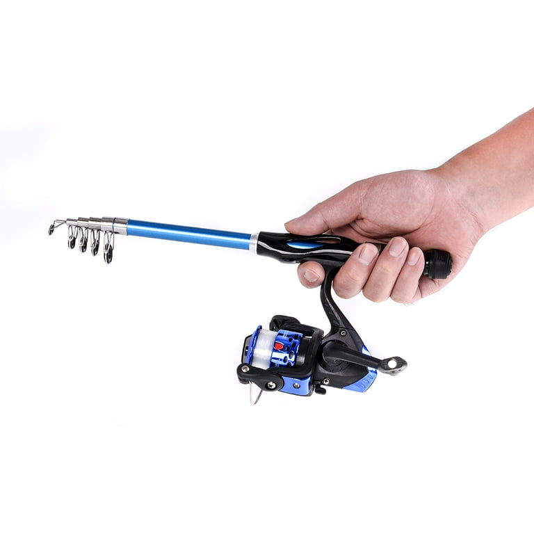 Blusea Kids Fishing Rod and Reel Combo Full Kit,Telescopic Fishing