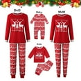 thumbnail image 3 of Popvcly Christmas Pajamas for Family Matching Family Pajamas Sets Xmas Elk Reindeer Print Family Xmas Sleepwear Set, 3 of 6