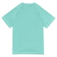 thumbnail image 6 of FORMRS Boys Rash Guard Short Sleeves Swim Shirt Quick Dry UPF 50+ Sun Protection, Sizes 3-12T, Strawberry Pattern, 6 of 6
