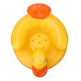 thumbnail image 3 of Silla inflable para bebé con forma de pato amarillo, taburete de baño para bebé, asiento trasero de seguridad, capacidad de carga de 60 kg, fondo redondo., 3 of 9