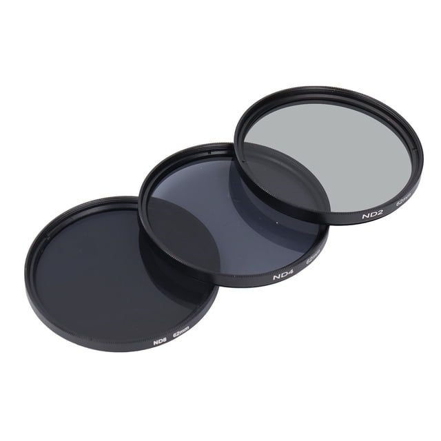 ND Filters Set, ND2 ND4 ND8 Neutral Density Camera Lens Filter, HD Multi Layer Coating, Anti Scattered Light Anti Scratch Optical Glass, for Camera Lens