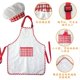 thumbnail image 2 of Cooking set for kids Dressed up cook apron for role play in the kitchenKids cooking set, 2 of 4