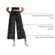 thumbnail image 4 of Pantalones CRZ YOGA Cropped de Pierna Ancha 64 cm Negro Tie Dye, 4 of 5