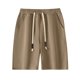 thumbnail image 2 of Pantalones Cortos Atléticos de Verano Cómodos Cortos de Bolsillo con Cordón de Cintura Elástica para Deportes, 2 of 3