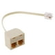 thumbnail image 5 of Teléfono con tomacorriente de 2 vías con conector RJ11 y cable de módem RJ11 a Ethernet, 5 of 9