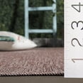 thumbnail image 6 of Safavieh Courtyard Finnian Solid Indoor/Outdoor Area Rug, Natural/Black, 5'3" x 7'7" Scalloped, 6 of 16
