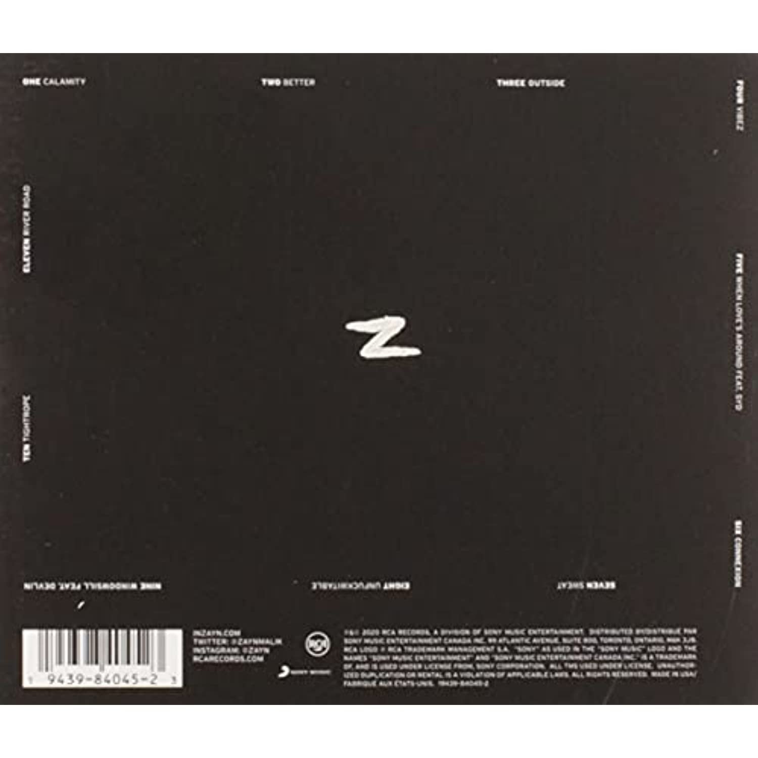 Zayn - Nobody Is Listening (Explicit) - Music & Performance - CD