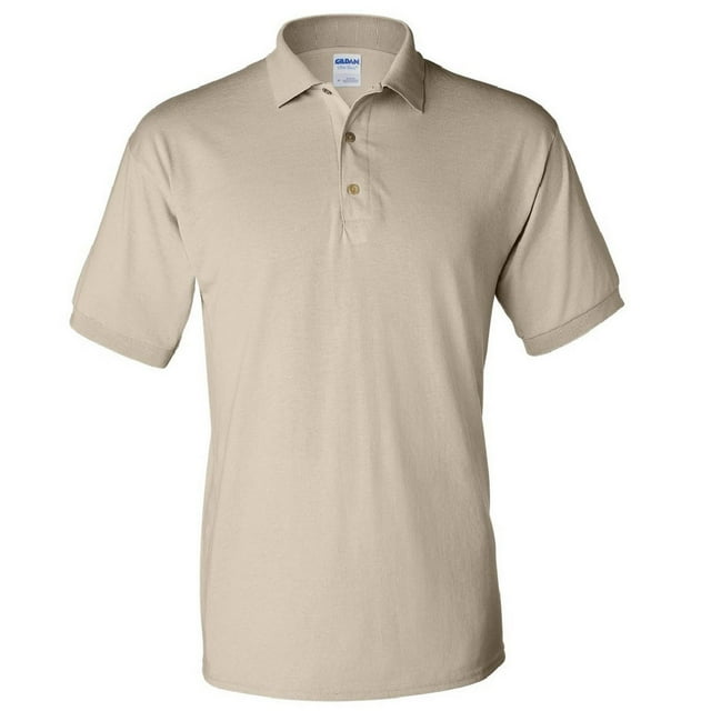 Gildan Polo en Jersey à Manches Courtes DryBlend pour Adulte