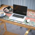 thumbnail image 3 of Long Mouse Pads for Desk,Pink Pioneer Flower Striped Pattern Desk Mats on Top Of Desks, Desk Mouse Pad Extra Large with 3mm Non-Slip Base and Stitched Edge for Gaming,Office,Work,Home 35.4"x15.7", 3 of 6