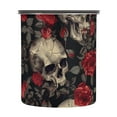 thumbnail image 2 of Skull Red Rose Flower Floral Airtight Coffee Bean Canister 17oz Food Storage Containers with Lids For Gournd, Tea, Sugar, Flour, Rice, Cereal, Candy Cookie Jar, 2 of 8