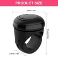 thumbnail image 3 of Auto Suicide Knob Car Black Steering Wheel Spinner Handle for Car SUV, 3 of 12