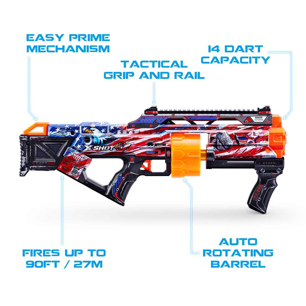XSHOT Skins Last Stand Dart Blaster - Defense Force (16 Darts) by