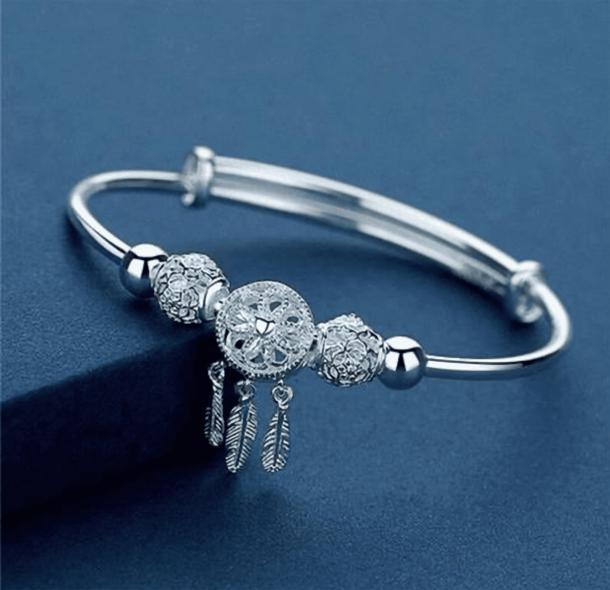 Chunyi Dreamcatcher Charm Bracelet - Fashion Tassel Feathers Silver  Bracelets,Creative Dangle Charm Bracelet For Women, Ladies, Friendship  Jewelry Birthday Gift : Amazon.co.uk: Fashion