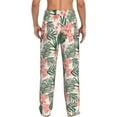 thumbnail image 3 of Xecao Lilies Flowers Men's Straight Lounge Pajama Pants: The Ultimate in Comfortable Sleepwear, 3 of 9