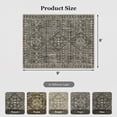 thumbnail image 6 of CHITOOMA 6'x9' Area Rugs for Living Room, Washable Boho Moroccan Rug Soft Vintage Distressed Geometric Tribal Area Rug for Bedroom Dining Room Office with Non-Slip Backing, Stain Resistant Non-Shed, 6 of 9