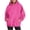 Hot Pink, variant on Pullover Sweatshirt for Women Hoodies for Women Oversized Solid Color Long Sleeve Pullover with Pocket Casual Fall Workout Plus Size Fashion 2025 Top Comfortable