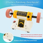 Bench Polisher, Variable Speed Buffer for Metal, Jade