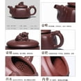 thumbnail image 5 of Yixing Clay Teapot 10oz Zisha Tea Pot Handmade Chinese Dragon Kungfu Tea Set Kettle, 5 of 7