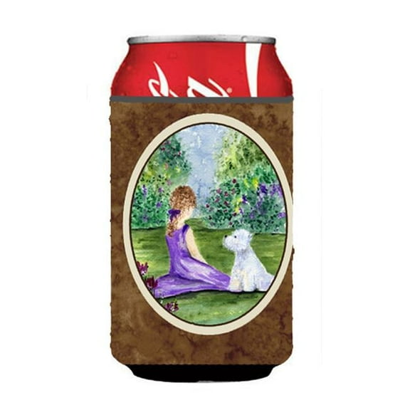Westie Can or bottle sleeve Hugger 12 oz.
