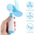 thumbnail image 4 of KAIYANG Mini ventilador, dos pilas AA Azul, 4 of 5