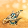 thumbnail image 1 of Estatua Lámpara Luces de Lavado con Tapa Extraíble Mesa Colección Clásica Lámpara de Aceite Lámpara de Accesorios Árabes para Inauguración de Azul áureo Hugo Lámpara de estatua, 1 of 10