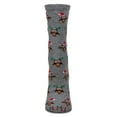 thumbnail image 2 of MeMoi Women's Owl Holiday Crew Socks - Womens - Female, 9-11, Med Gray Heather, 2 of 3