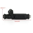 thumbnail image 3 of Motor Genic 1pcs Fuel Injectors 60LB 630cc Fit for Siemens Deka VW Audi GM AGU EV1 FI114961, 3 of 13