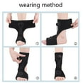 thumbnail image 2 of 1pc Adjustable Plantar Fasciitis Night Foot Splint Drop Orthotic Brace Elastic Dorsal Night Splint Foot Care Tool Ligament Belt, 2 of 11