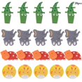 thumbnail image 2 of Fridge Magnets Wooden Cartoon: 20PCS Animal Refrigerator Magnets Magnetic Clips, 2 of 10