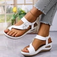 thumbnail image 7 of YOUYEDIAN Orthopedic Sandals for Women Summer Casual Arch Support Walking Shoes Comfy Slip on Non Slip Open Toe Slippers, 7 of 7