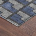thumbnail image 3 of Addison Rugs Mayfield Premium Machine Washable Transitional Geometric Navy Rectangle Rug, 10' x 14', 3 of 6