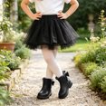 thumbnail image 7 of Ankle Boots for Girls Cute Bow Zip up RIding Boots Low Heel PU Leather Kids Short Booties Walking Shoes, 7 of 7