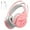 Pink, variant on Wireless Gaming Headset for PS5 PS4 Nintendo Switch PC - 2.4GHz & Bluetooth 5.3 Gaming Headphone with Noise-Canceling Microphone & 7.1 Surround Sound