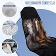thumbnail image 6 of XYZCANDO Horses Car Seat Cover Towel Waterproof and Sweatproof Towels Seats Covers for Gym Workout Running Swimming Beach and Hiking Car Drying Towels & Seat Protectors, 6 of 7