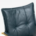 thumbnail image 6 of MOJAY PU Leather Ergonomic Executive Office Chair, Swivel Desk Chair with Padded Armrest,   DarkBlue, 6 of 8