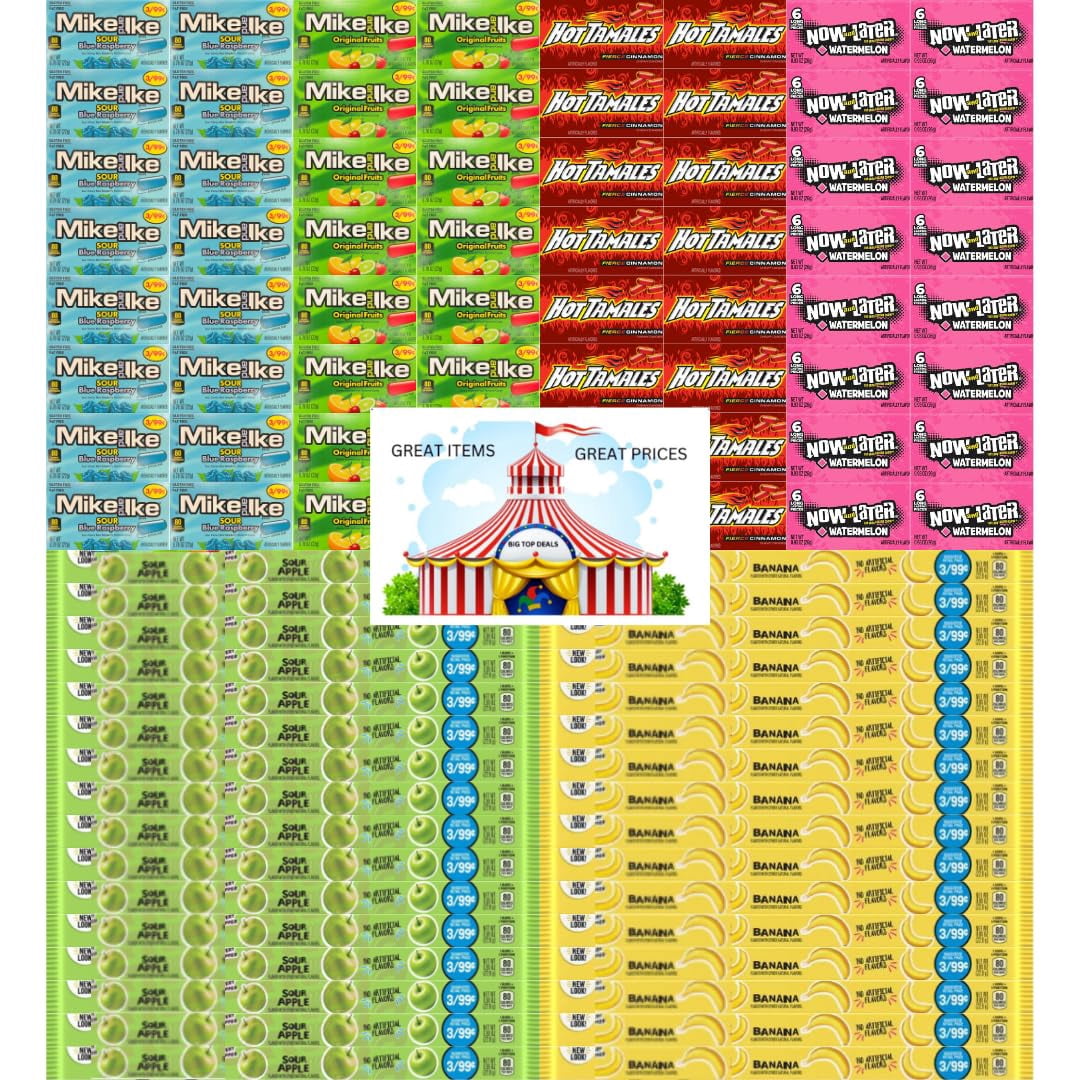 Bulk Candy Mix Variety Pack – 5 lb Bag of 96 Individually Wrapped Assorted Candy for Parties, Events, Office Snacks, Piñatas, Goodie Bags, Treat Bowls & Sharing