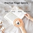 thumbnail image 5 of 2 Pcs Pinky Finger Splint Finger Splint, Finger Support - Finger Straightener - Finger Brace Splint For Straighten Broken Bent Finger & Arthritis Pain, 5 of 5