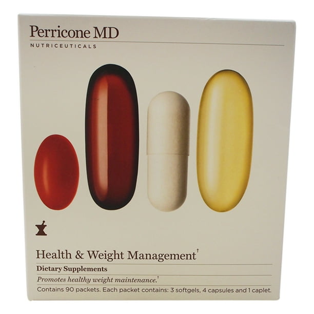 Health & Weight Management Supplement by Perricone MD for Unisex 90