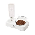 thumbnail image 1 of Marchul Tilted Cat Bowl Set for Food and Water, Food Feeding Raised Dishes for Puppies, 1 of 7