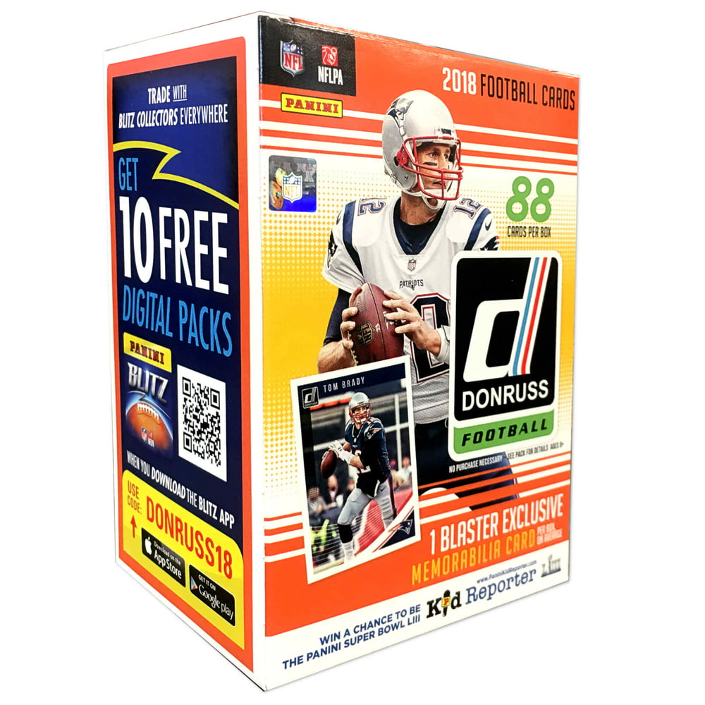 18 Panini NFL Football Value Box Trading Cards