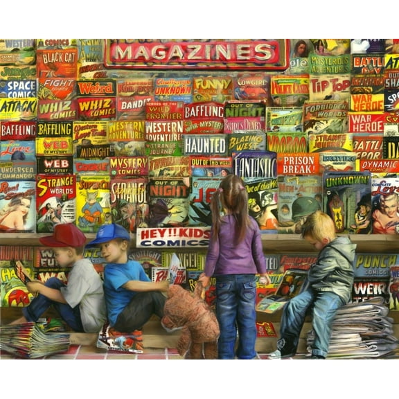 Springbok 1000 Piece Comic Book Heaven Jigsaw Puzzle for Adults  - Made in USA
